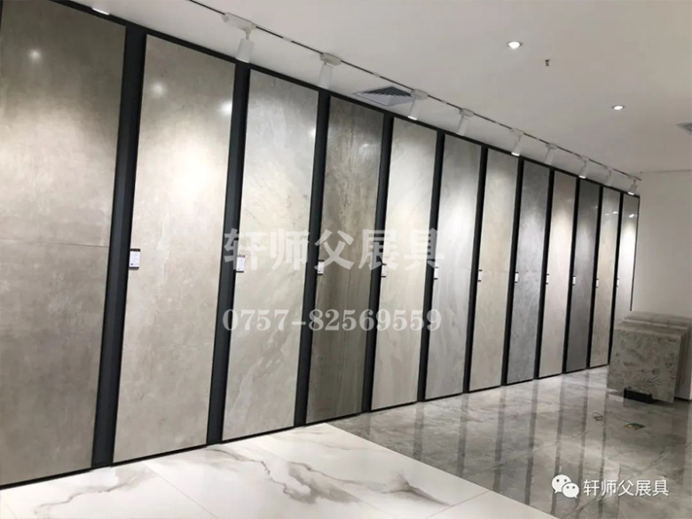 瓷砖展示架洞洞管立柱挂墙展示陶瓷墙砖大板砖